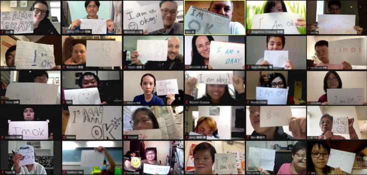 Zoom screen-capture with performers